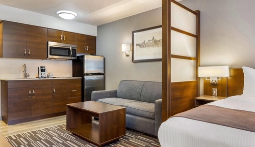 Studio Suite, 1 Queen Bed, Non Smoking, Kitchen