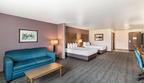 Suite, 2 Queen Beds, Non Smoking, Microwave
