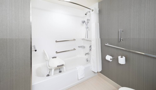 Suite, 1 King Bed with Sofa bed, Hearing Accessible (Accessible Bathtub)