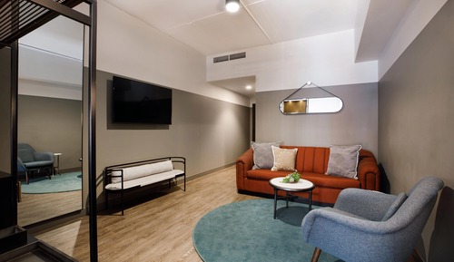 Deluxe Room, 1 King Bed with Sofa bed (Mobility/Hearing Access, Roll-in Shwr)