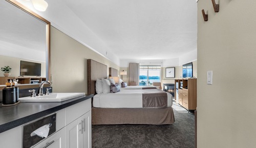 Two Queen Studio, Some with Fireplace