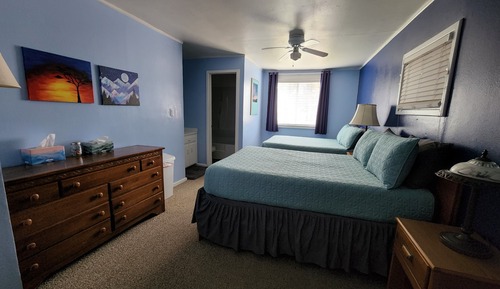 Family Room, 2 Double Beds, Non Smoking, Private Bathroom