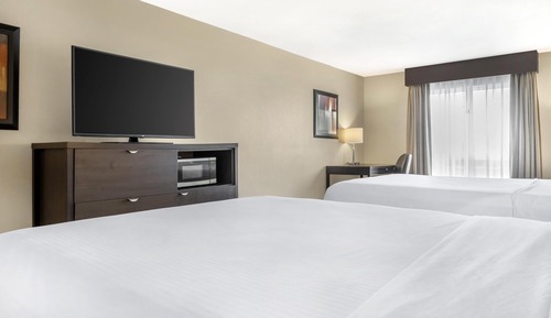 Standard Room, 2 Queen Beds, Non Smoking, Refrigerator & Microwave