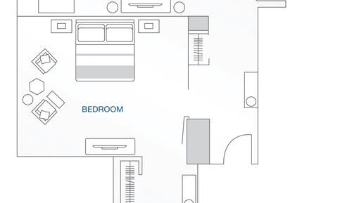 Executive Suite, 1 Bedroom, Garden View
