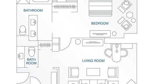 Suite, 1 Bedroom (Hearing Accessible)
