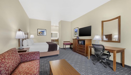 Standard Room, 1 King Bed, Non Smoking, Refrigerator & Microwave (with Sofabed)