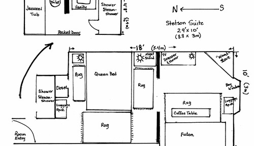 Stetson Suite (Using stairs is required for this guest room)