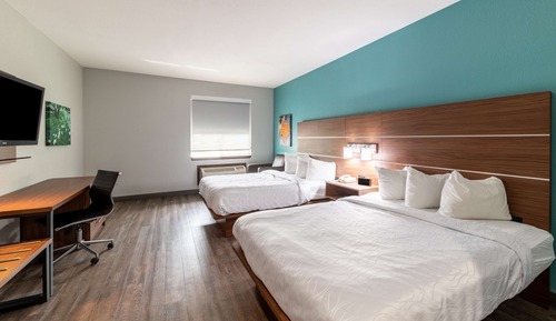 Standard Room, 2 Queen Beds, Non Smoking, Kitchenette