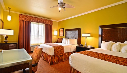 Standard Room, 2 Queen Beds, Non Smoking, Refrigerator & Microwave