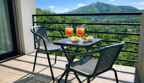 Superior Double Room, Balcony, Garden View