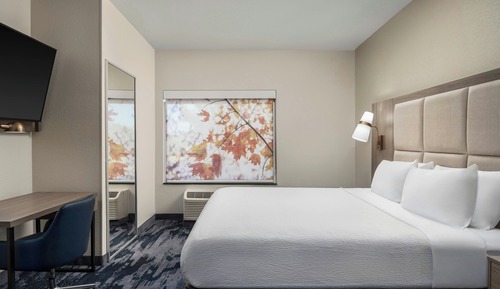Room, 1 King Bed (Mobility/Hearing Access, Roll-In Shwr)