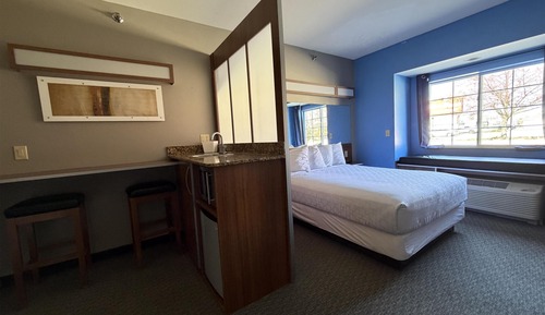 Suite, 1 Queen Bed, Accessible, Refrigerator & Microwave