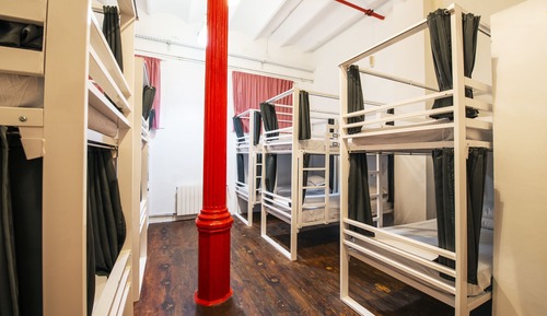 Bed in 12-Bed Mixed Dorm Shared Bathroom
