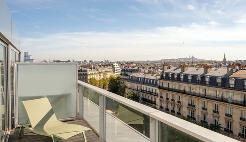 Room, 1 King Bed, Terrace (Paris Sky, Eiffel Tower View)