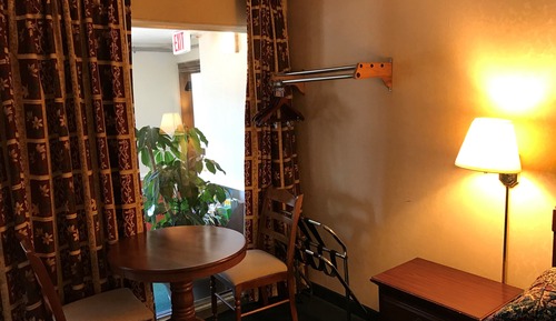 Family Room, Refrigerator & Microwave