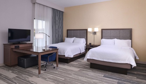 Studio, 2 Queen Beds, Non Smoking, Refrigerator & Microwave