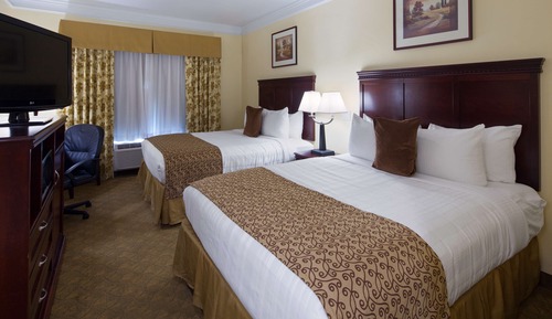 Standard Room, 2 Queen Beds, Non Smoking, Refrigerator & Microwave