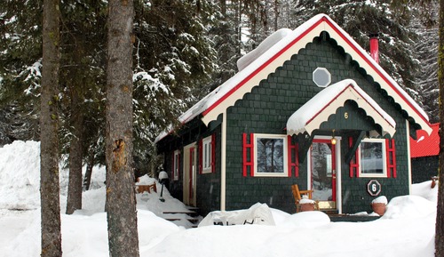 Sockeye salmon bungalow