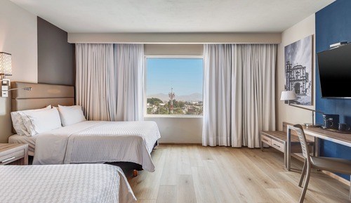 Deluxe Room, 2 Double Beds, Pool View