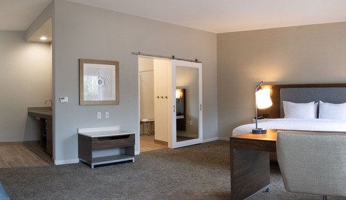 Suite, 1 King Bed, Accessible, Non Smoking (Roll-in Shower)