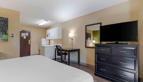 Standard Studio, 1 Queen Bed, Non Smoking, Refrigerator & Microwave