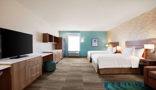 Studio, 2 Queen Beds, Accessible (Roll-In Shower)