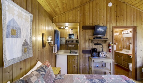 Classic Cabin, 1 Queen Bed, Non Smoking, Garden View