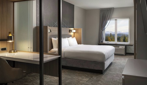 Suite, 1 King Bed, Mountain View