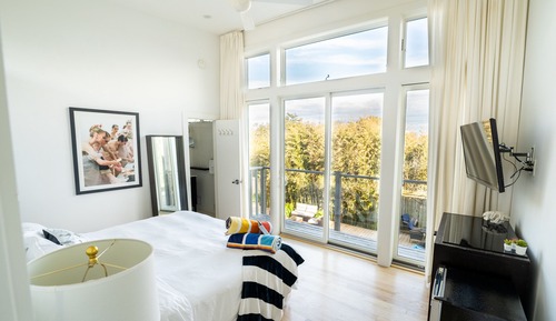 Luxury Double Room, Private Bathroom, Pool View (Penthouse Bedroom B)