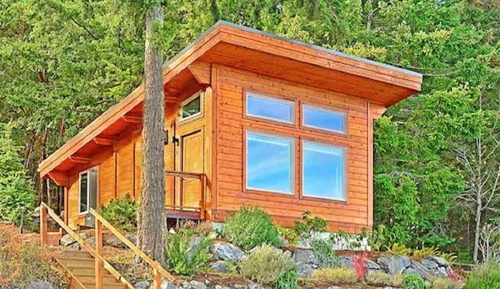 Luxury 1 Bedroom Cabin, Queen Bed, Harbor View