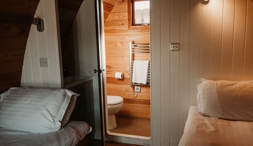 Cabin, Ensuite (Twin Glamping Pod)