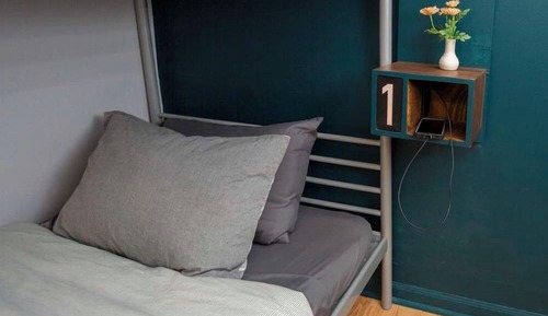 Single Bed in 4 Bed Female Dormitory Room-Shared Bathroom