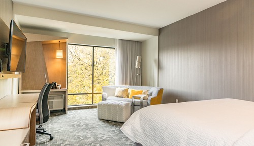 Room, 1 King Bed with Sofa bed (Mobility/Hearing Access, Roll-In Shwr)