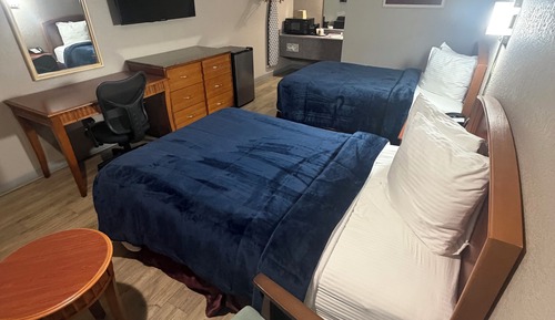 Double Room, 2 Double Beds, Non Smoking