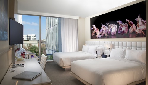 Deluxe Room, 2 Queen Beds, Non Smoking, City View (Hearing Accessible)