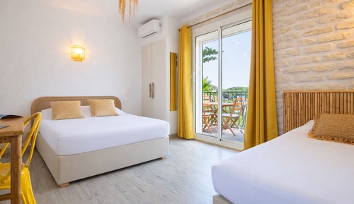 Double Room, Kitchenette, Partial Sea View (nature)