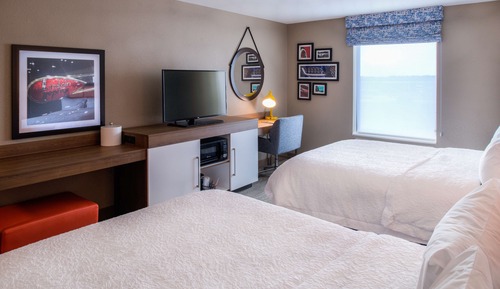 Room, 2 Queen Beds, Non Smoking, Refrigerator & Microwave