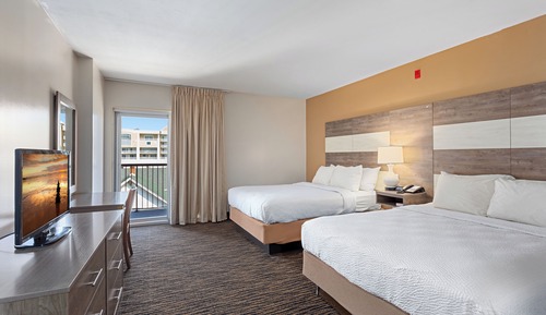 Comfort Room, 2 Queen Beds (Partial Ocean View)