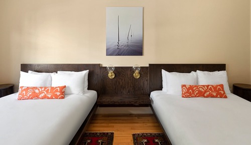 Double Room, 2 Queen Beds, Garden View