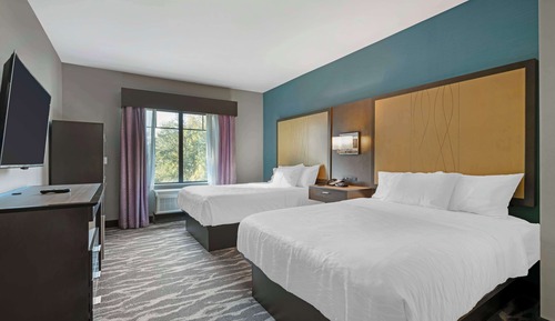 Suite, 2 Queen Beds, Non Smoking, Refrigerator & Microwave