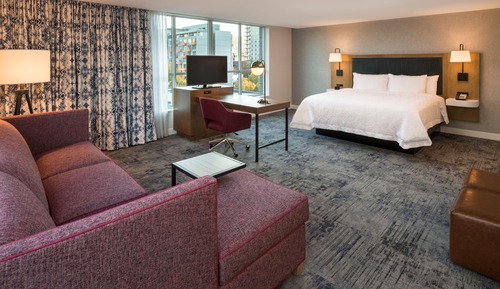 Studio Suite, 1 King Bed with Sofa bed (ADA Hearing)