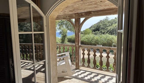 Deluxe double room with terrace and sea view