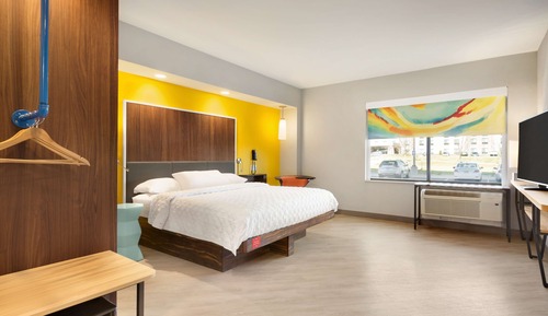 Room, 1 King Bed, Accessible, Non Smoking (Mobility & Hearing, Roll-in Shower)