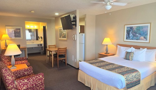 No Pets, 1 Queen Bed, Smoking Permitted, Kitchen Studio (Ground Level)