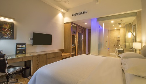 Room, 1 King Bed, Partial Sea View