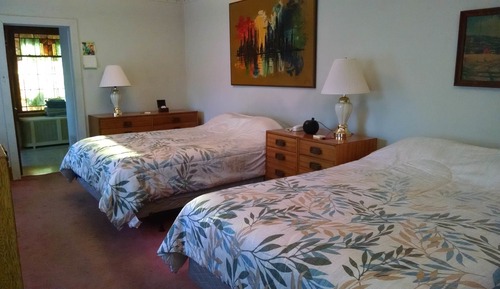 Double Room, 2 Queen Beds, Private Bathroom (Landscape)