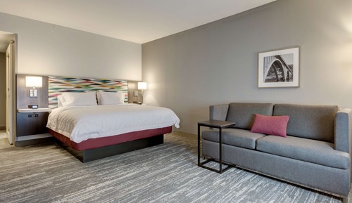 Room, 1 King Bed with Sofa bed, Accessible (Mobility & Hearing, Roll-in Shower)