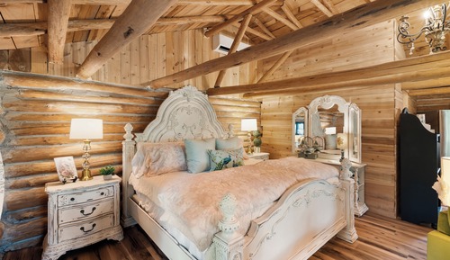 Cabin, 1 King Bed, Kitchen, Hill View
