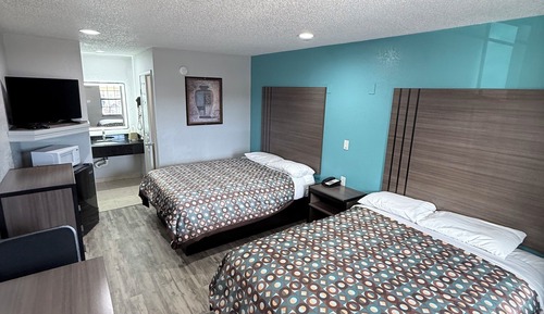Double Room, 2 Queen Beds, Non Smoking