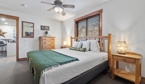 Apartment, 1 King Bed with Sofa bed, Shower Grab Bars, Mountain View